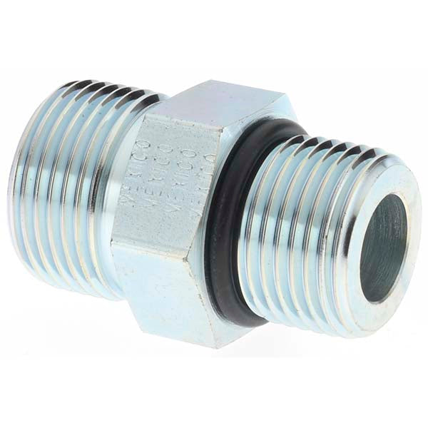 Parker KP80069 Hydraulic Hose Adapter 0.625" OD, 10 mm, 7/8-14, 6,000 psi