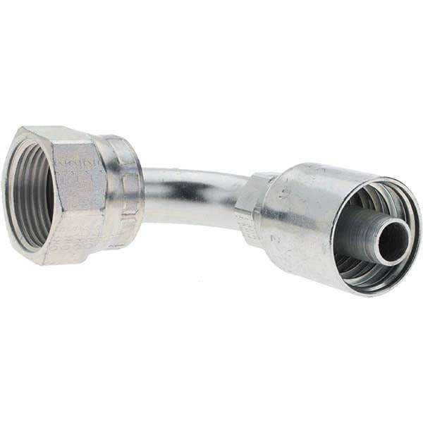 Parker KP80029 Hydraulic Hose Short Drop Female Seal-Lok Swivel 90 &deg Elbow 0.5" ID, 8 mm, 3/4"