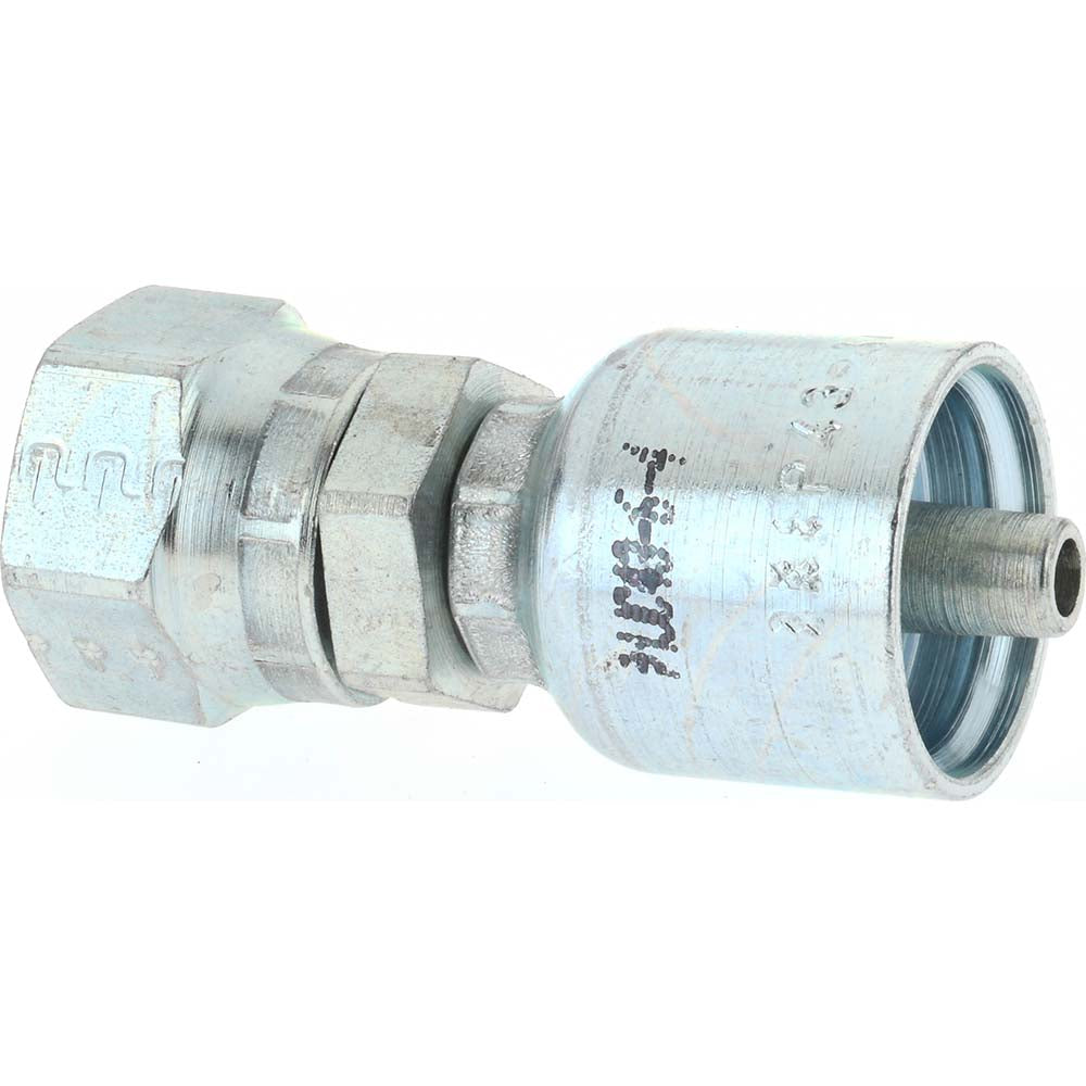 Parker KP80001 Hydraulic Hose Female Seal-Lok Swivel Short Fitting 0.25" ID, 4 mm, 11/16-16