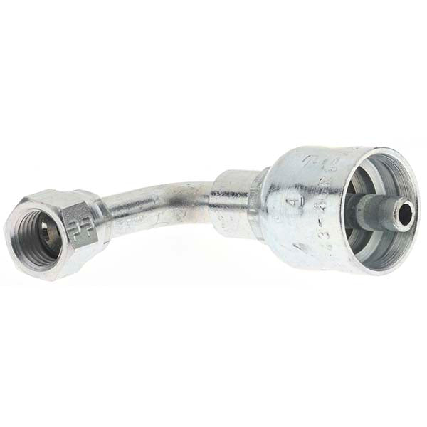 Parker PP-00326 Hydraulic Hose 90 &deg Elbow 0.25" ID, 4 mm, 7/16-20