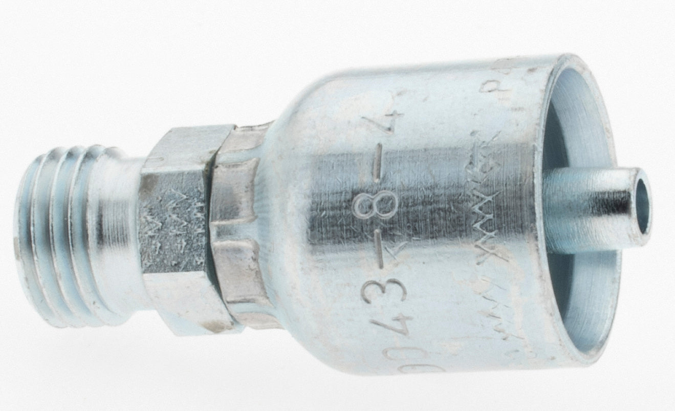 Parker PP-00299 Hydraulic Hose Male Rigid Fitting 0.25" ID, 4 mm