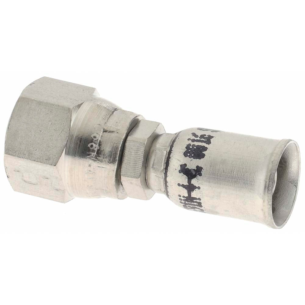 Parker PX-00264 Hydraulic Hose Straight Female JIC 37 &deg Swivel Fitting 0.1875" ID, 4 mm, 7/16-20