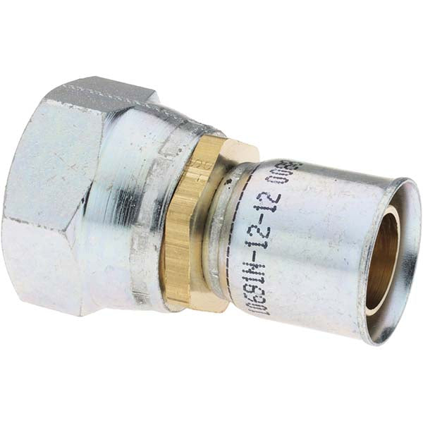 Parker PX-00031 Hydraulic Hose Straight Female JIC 37 &deg Swivel Fitting 0.625" ID, 10 mm, 1-1/16-12
