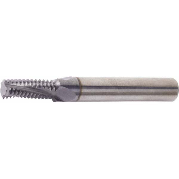 Vargus 101-00022 Helical Flute Thread Mill M16x2, Internal, 4 Flute, 12.00 mm Shank Dia, Solid Carbide