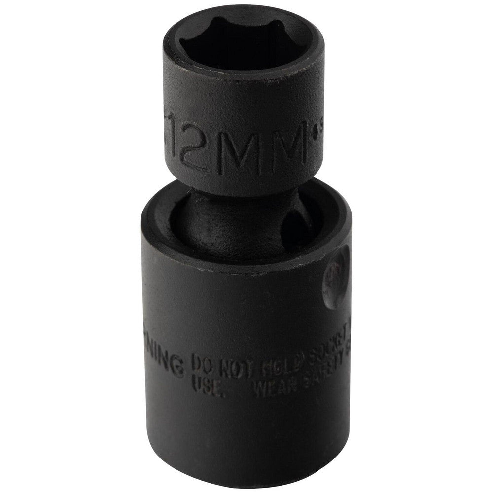 Proto J77412MP Impact Socket 3/8" Drive, 12mm Socket, Hex Drive