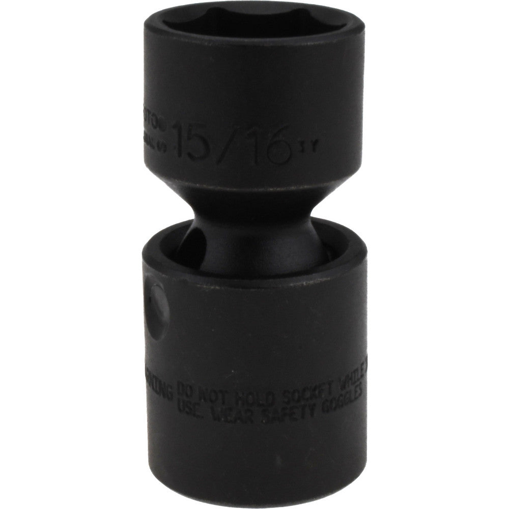 Proto J74282P Impact Socket 1/2" Drive, 15/16" Socket, Hex Drive