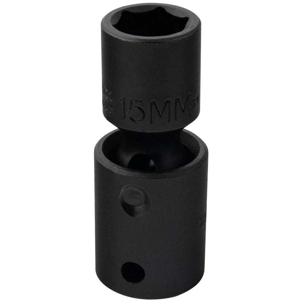 Proto J74415MP Impact Socket 1/2" Drive, 15mm Socket, Hex Drive