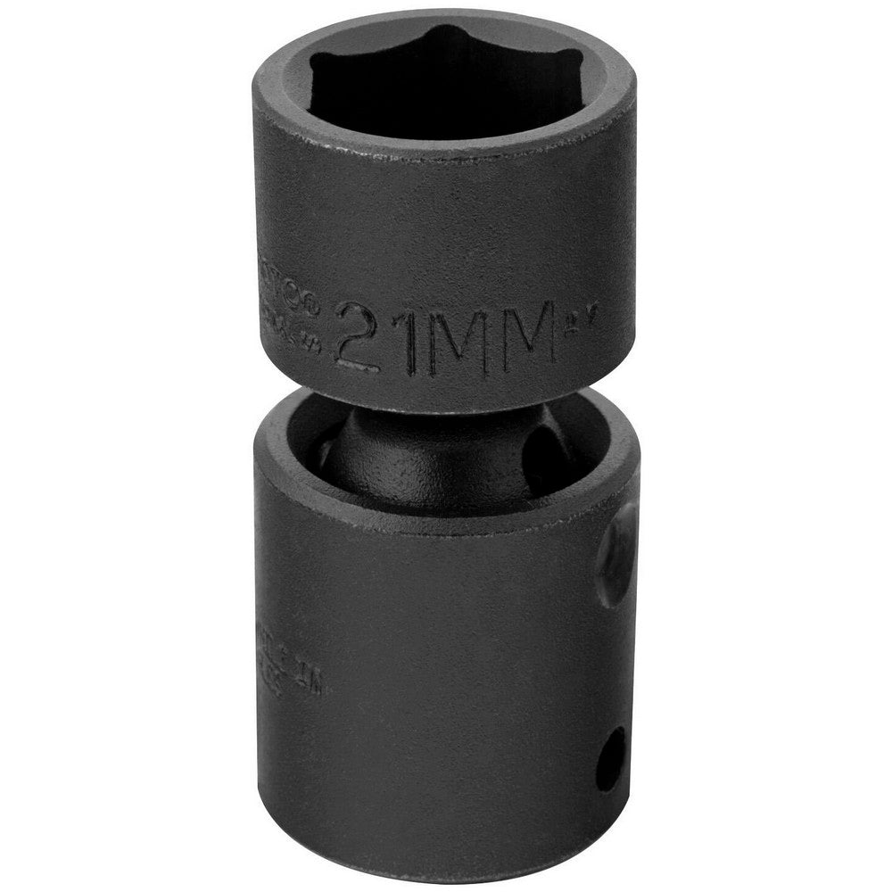 Proto J74421MP Impact Socket 1/2" Drive, 21mm Socket, Hex Drive