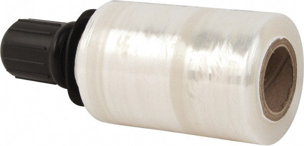 Stretch Associates QWP-80CLR-5 Pack of (4) Rolls 5" x 1,000' 80 Gauge Clear Bundling Stretch Film with Dispenser