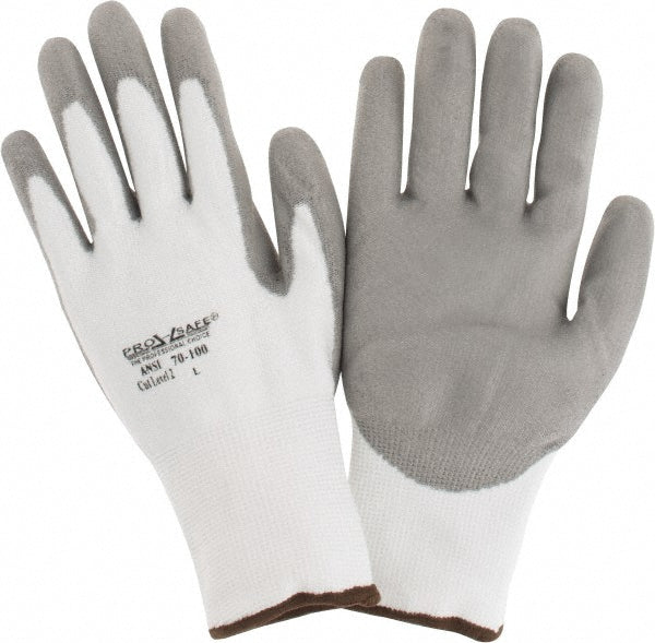 PRO-SAFE 70-100-L Cut-Resistant Gloves PRO-SAFE Size Large, ANSI Cut A2, ANSI Puncture 1, Polyurethane, Dyneema