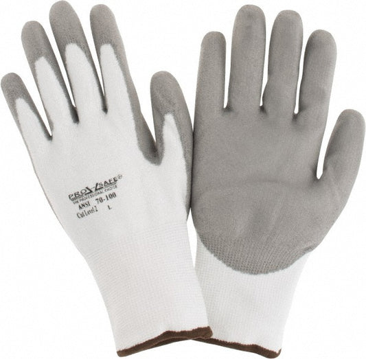 PRO-SAFE 70-100-L Cut-Resistant Gloves PRO-SAFE Size Large, ANSI Cut A2, ANSI Puncture 1, Polyurethane, Dyneema