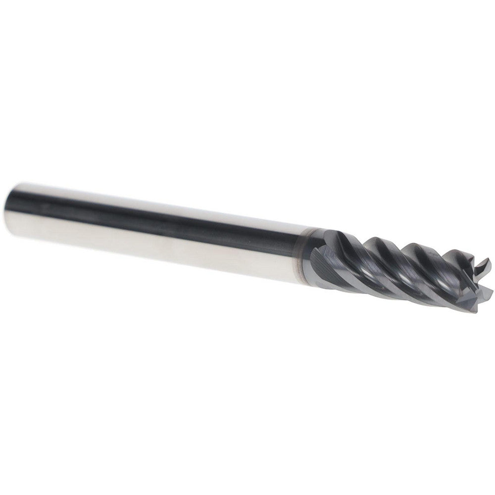 Iscar 5622525 Corner Chamfer End Mill 1/4" Dia, 5 Flute, 0.0080" Chamfer Width, Solid Carbide