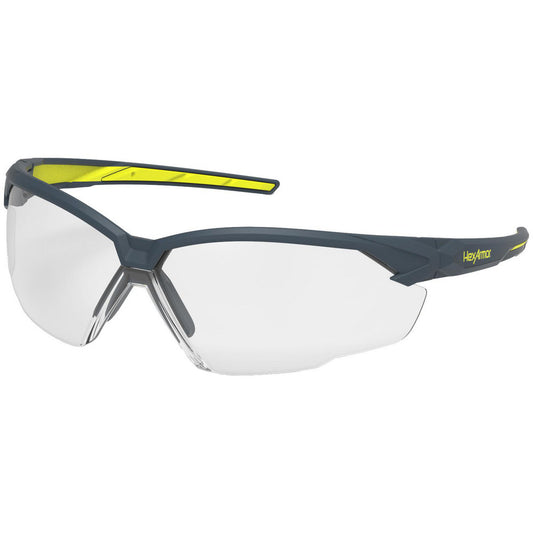 HexArmor 11-31010-05 Safety Glasses Glasses Style Clear  Lens Coating Anti-Fog Scratch-Resistant  Frame Style Half-Framed  Frame Design Wrap Around  Lens Color Clear  Frame Color Charcoal Yellow