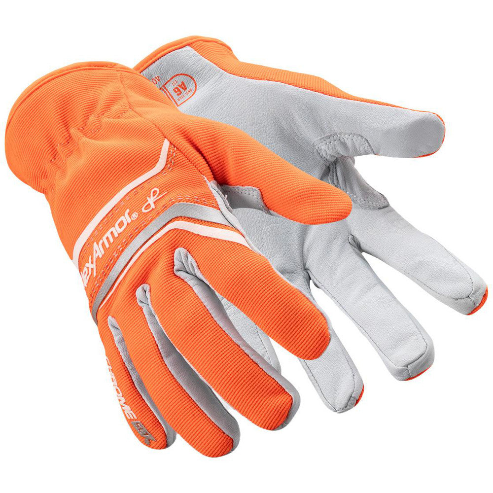 HexArmor 4075-S (7) Unlined Leather Palm Gloves  Size Small, Goatskin & Leather Coated