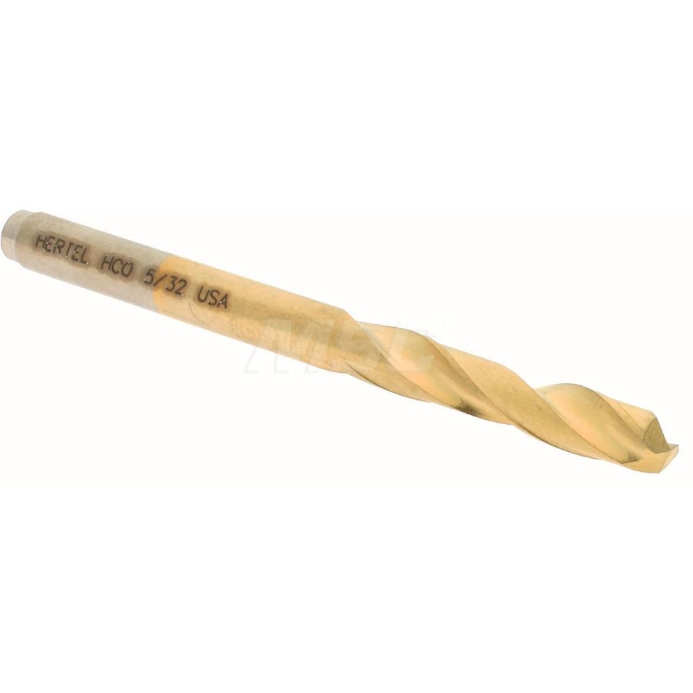 Hertel 66691270 Screw Machine Length Drill Bit 5/32" (0.1562) Dia, 135 deg, Cobalt