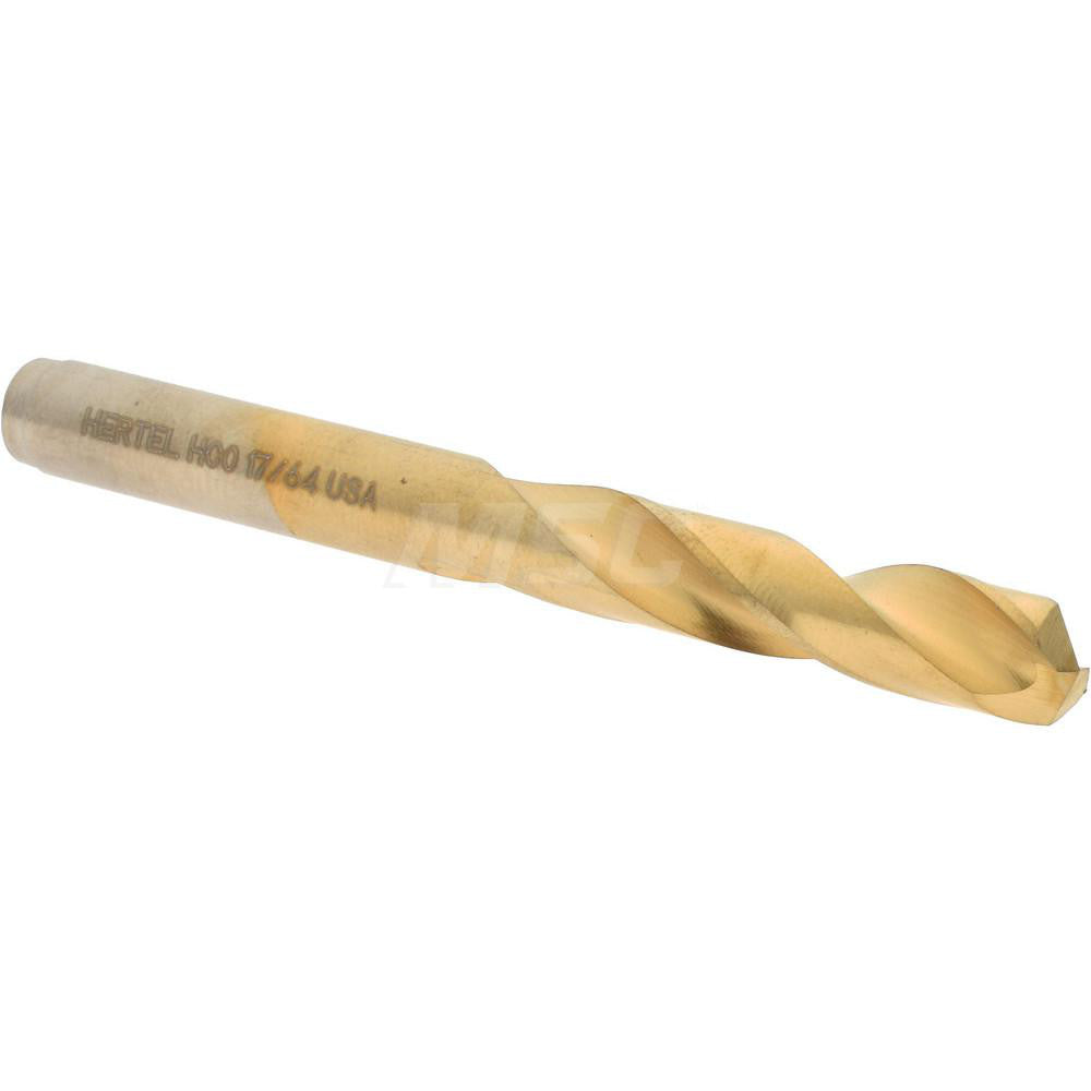 Hertel 66691346 Screw Machine Length Drill Bit 17/64" (0.2656) Dia, 135 deg, Cobalt