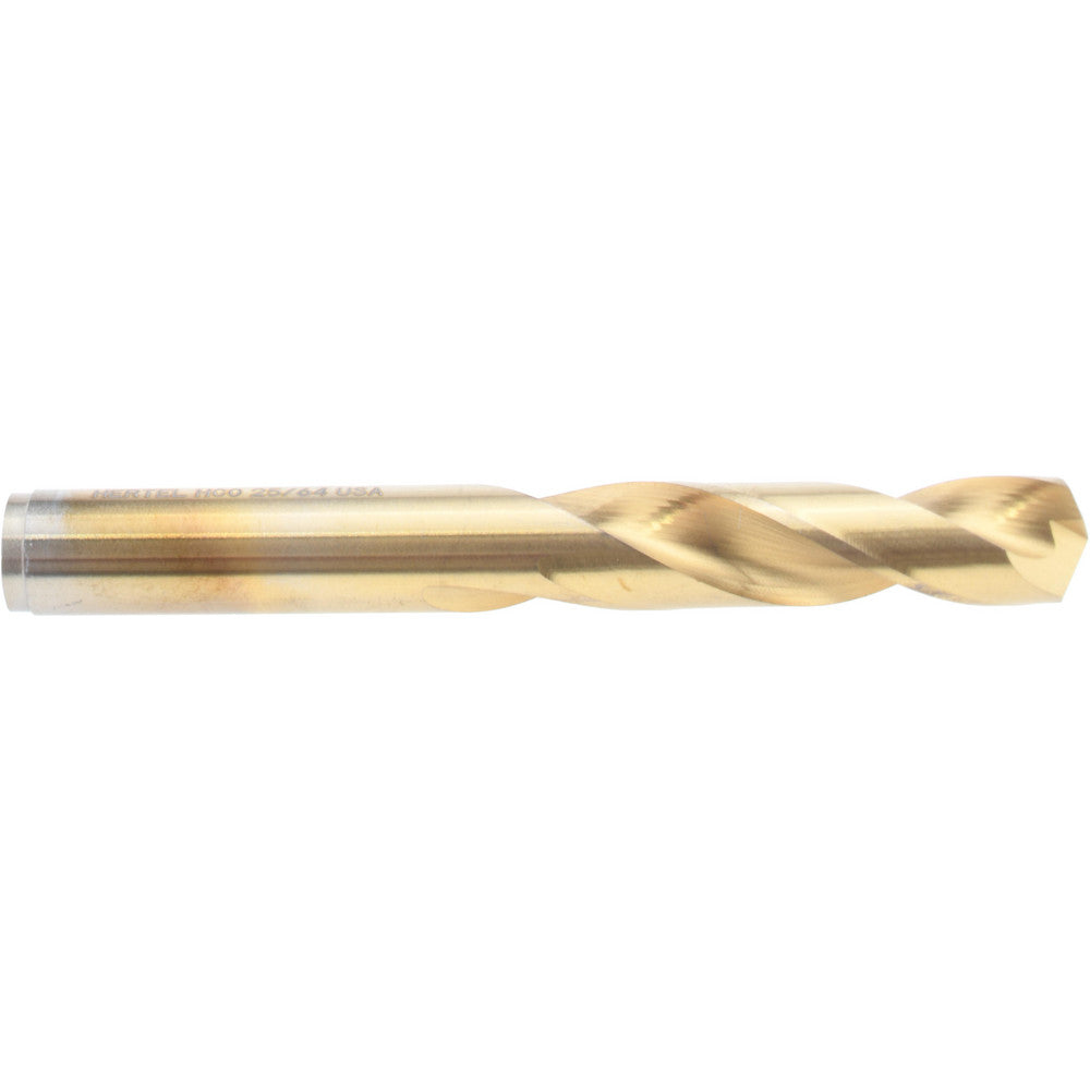 Hertel 66691429 Screw Machine Length Drill Bit 25/64" (0.3906) Dia, 135 deg, Cobalt