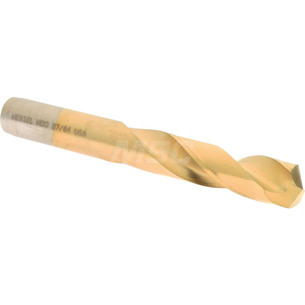 Hertel 66691445 Screw Machine Length Drill Bit 27/64" (0.4219) Dia, 135 deg, Cobalt