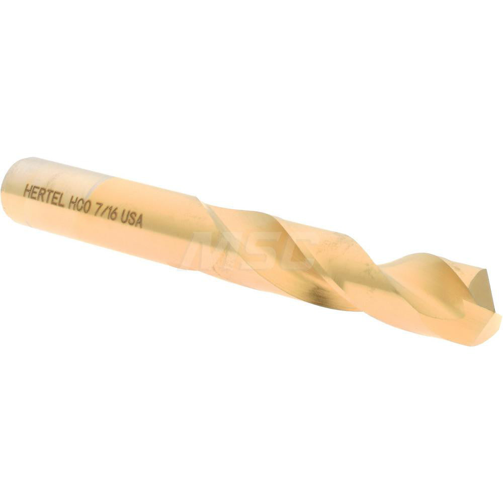 Hertel 66691452 Screw Machine Length Drill Bit 7/16" (0.4375) Dia, 135 deg, Cobalt