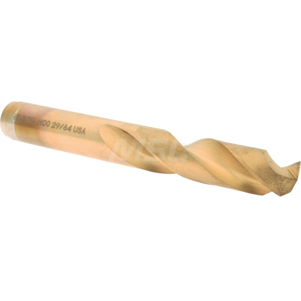 Hertel 66691460 Screw Machine Length Drill Bit 29/64" (0.4531) Dia, 135 deg, Cobalt