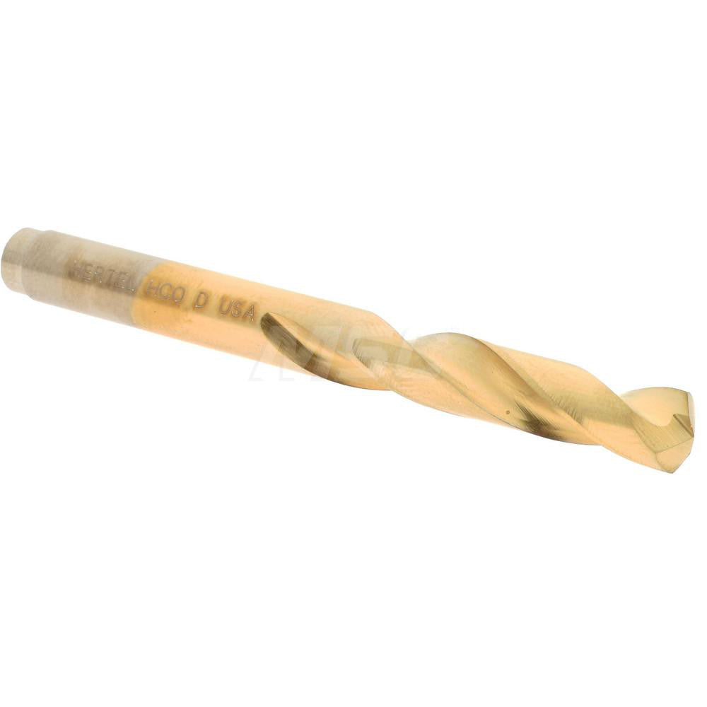 Hertel 66691544 Screw Machine Length Drill Bit Letter D, (0.2460) Dia, 135 deg, Cobalt