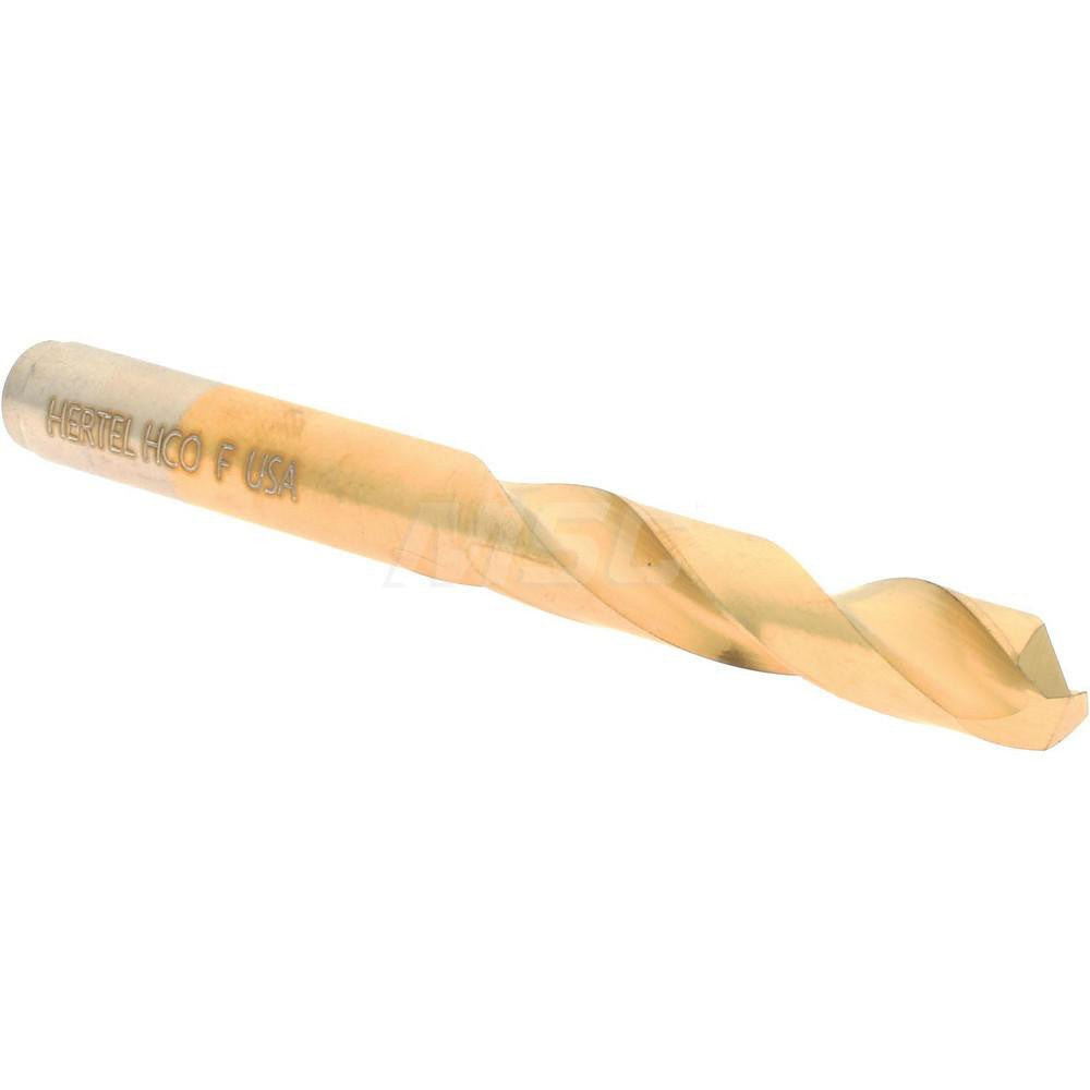 Hertel 66691551 Screw Machine Length Drill Bit Letter F, (0.2570) Dia, 135 deg, Cobalt