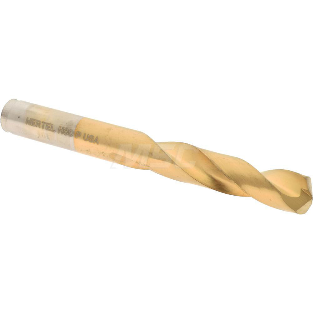 Hertel 66691650 Screw Machine Length Drill Bit Letter P, (0.3230) Dia, 135 deg, Cobalt