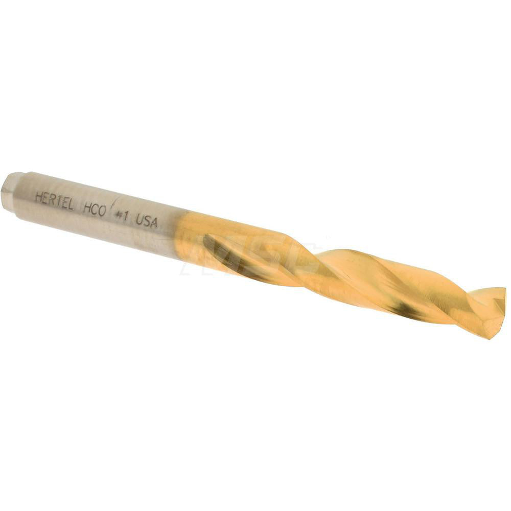Hertel 66691767 Screw Machine Length Drill Bit #1 (0.2280) Dia, 135 deg, Cobalt