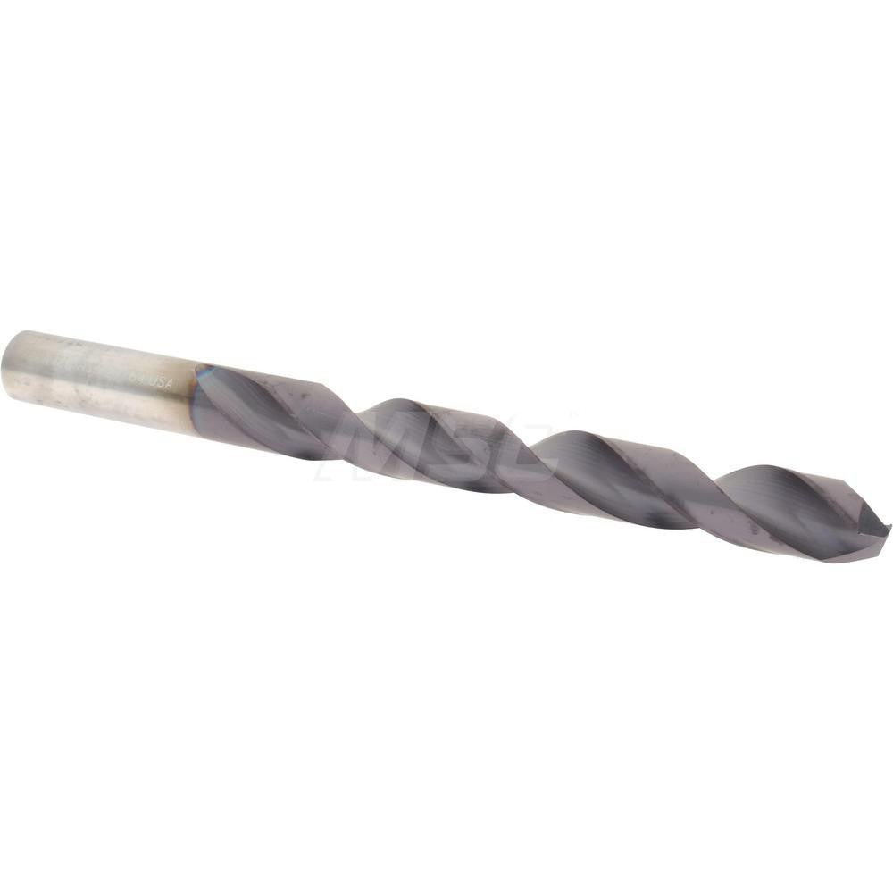 Hertel 300SBTA 27/64 Jobber Length Drill Bit 27/64" (0.4219) Dia, 135 deg, HSS