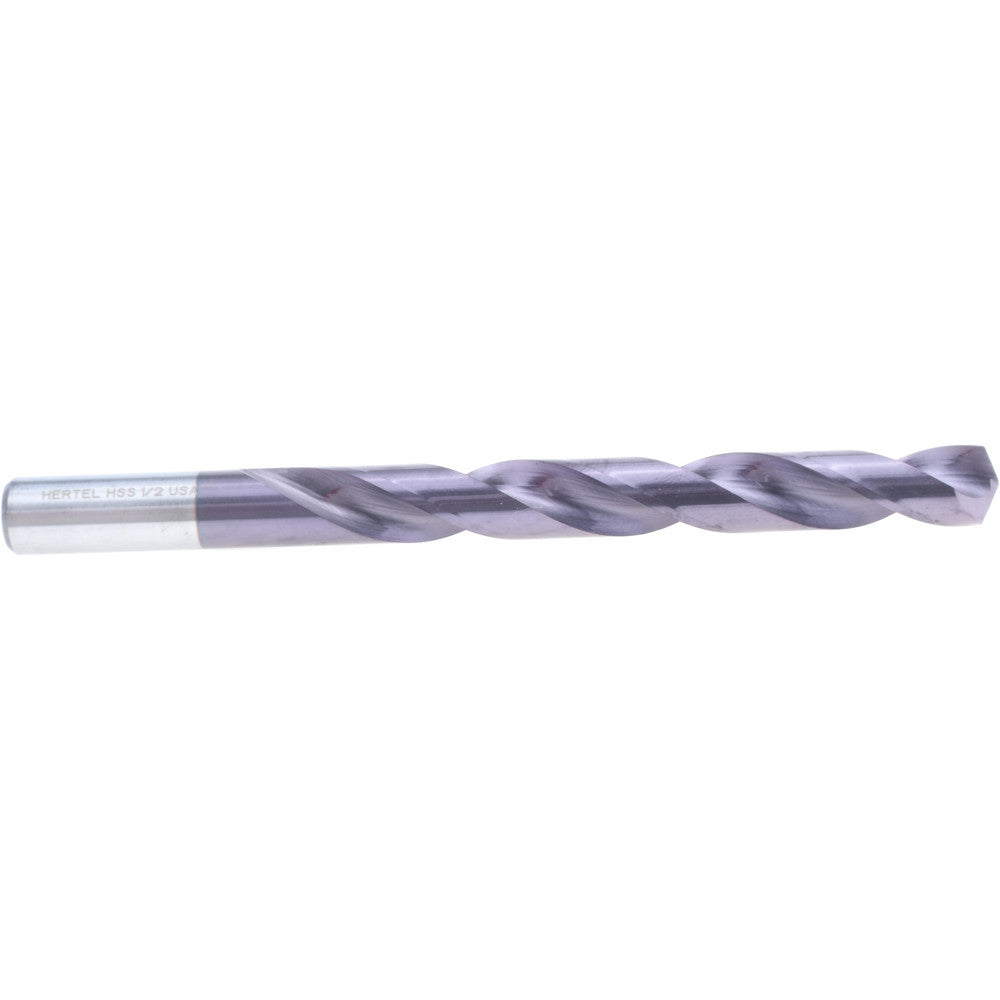 Hertel 300SBTA 1/2 Jobber Length Drill Bit 1/2" (0.5000) Dia, 135 deg, HSS