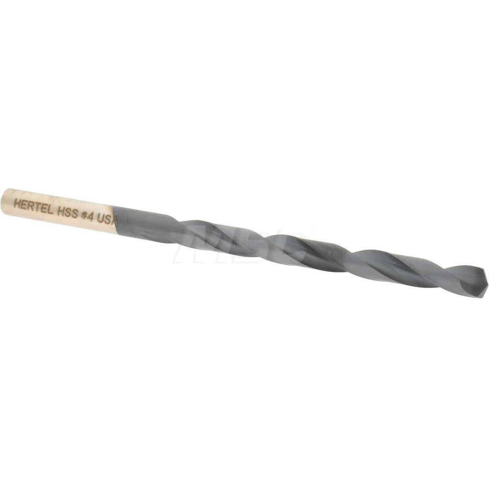 Hertel 300SBTA 4 Jobber Length Drill Bit #4 (0.2090) Dia, 135 deg, HSS