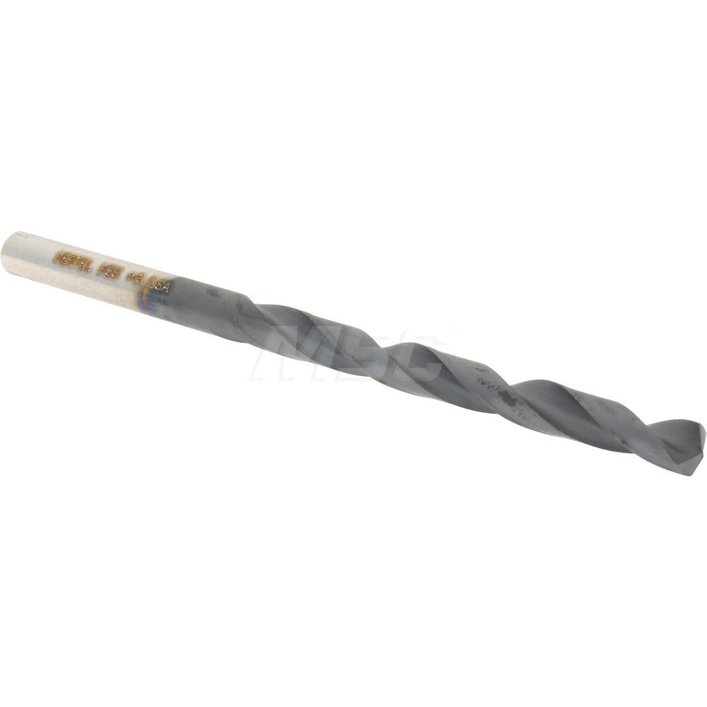 Hertel 300SBTA 8 Jobber Length Drill Bit #8 (0.1990) Dia, 135 deg, HSS