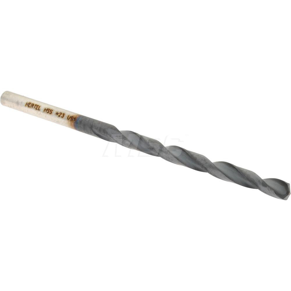 Hertel 300SBTA 23 Jobber Length Drill Bit #23 (0.1540) Dia, 135 deg, HSS