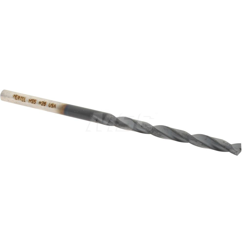 Hertel 300SBTA 26 Jobber Length Drill Bit #26 (0.1470) Dia, 135 deg, HSS