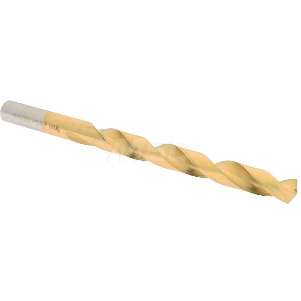 Hertel 66693896 Jobber Length Drill Bit Letter P (0.3230) Dia, 135 deg, HSS