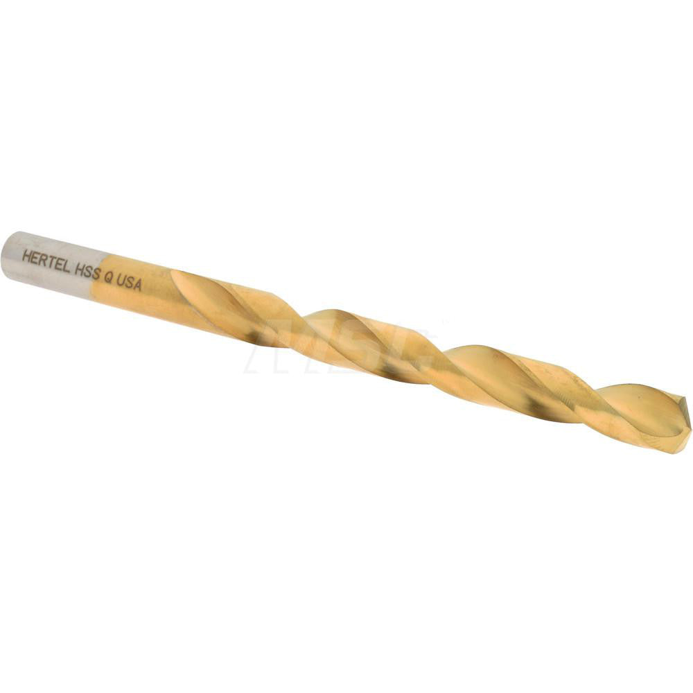 Hertel 66693904 Jobber Length Drill Bit Letter Q (0.3320) Dia, 135 deg, HSS