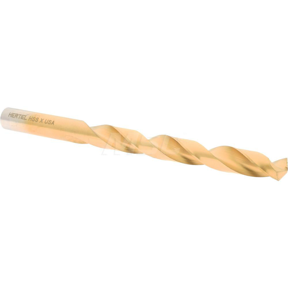 Hertel 66693979 Jobber Length Drill Bit Letter X (0.3970) Dia, 135 deg, HSS