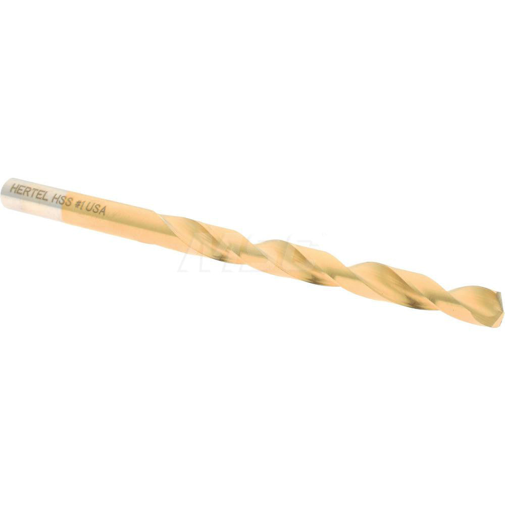 Hertel 300SBT 1 Jobber Length Drill Bit #1 (0.2280) Dia, 135 deg, HSS
