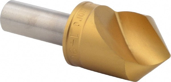 M.A. Ford 61T100003 Countersink 1" Head Dia, 90.00 deg Included Angle, 1 Flute, High-Speed Steel, Right Hand Cut
