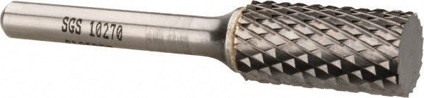 Kyocera SGS Precision Tools 10270 Abrasive Burr SA-5 DDC, 1/2" Cut Dia, Cylinder, Omega Cut