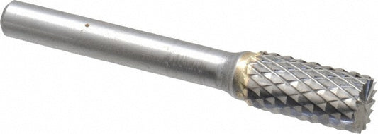 Kyocera SGS Precision Tools 10272 Abrasive Burr SB-3 DDC, 3/8" Cut Dia, Cylinder With End Cut, Omega Cut