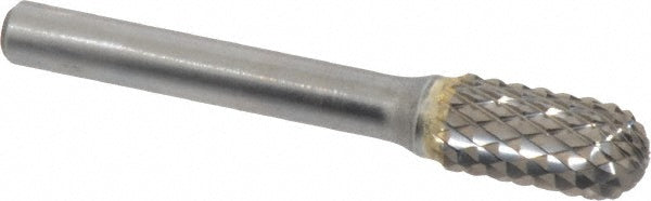 Kyocera SGS Precision Tools 10275 Abrasive Burr SC-3 DDC, 3/8" Cut Dia, Ball Nose Cylinder, Omega Cut