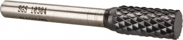 Kyocera SGS Precision Tools 10304 Abrasive Burr SA-3 DDC, 3/8" Cut Dia, Cylinder, Omega Cut