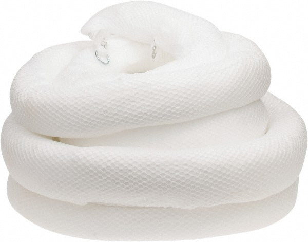 Brady SPC Sorbents SPC520 Boom Oil Only, 5" Dia, 240" OAL, 32 gal Absorption, Polypropylene, White