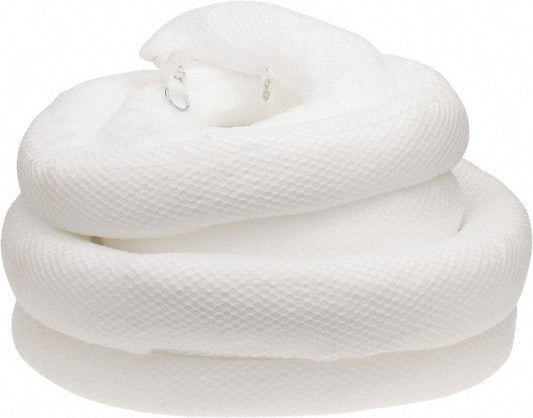 Brady SPC Sorbents SPC520 Boom Oil Only, 5" Dia, 240" OAL, 32 gal Absorption, Polypropylene, White