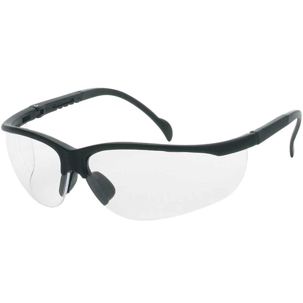 Liberty Safety 1717C Safety Glass Scratch-Resistant, Polycarbonate, Clear Lenses, Full-Framed