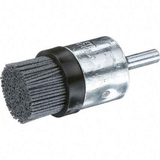 Osborn 0003029700 End Brushes 3/4" Dia, 0.04" Wire Dia, Nylon, Flat Faced Wire