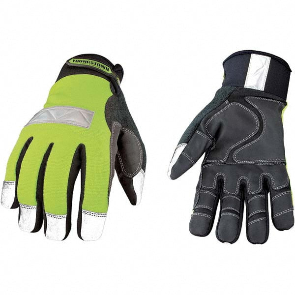 Youngstown 08-3710-10-M General Purpose Work Gloves Medium, 3M Scotchlite, Microfleece & Synthetic Leather