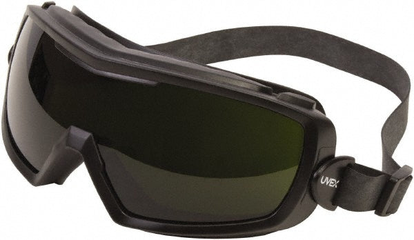 Uvex S3545X Safety Goggles Anti-Fog, Green Polycarbonate Lenses