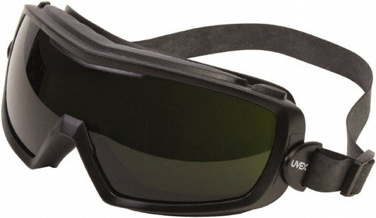 Uvex S3545X Safety Goggles Anti-Fog, Green Polycarbonate Lenses